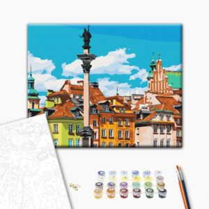 Malen nach Zahlen - Castle Square in Warsaw