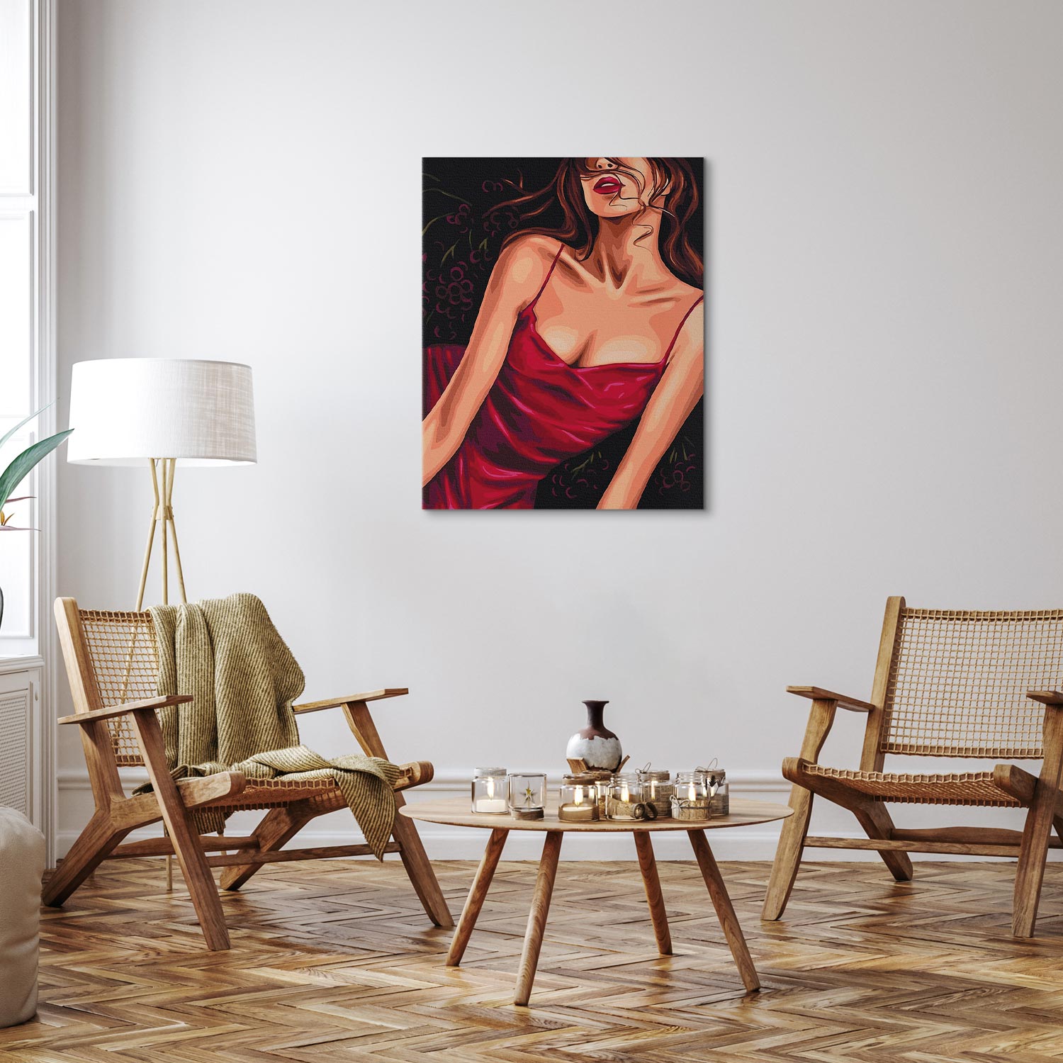 Malen nach Zahlen - Seductive red – Bild 5