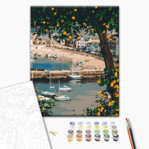 Malen nach Zahlen - Picturesque bay