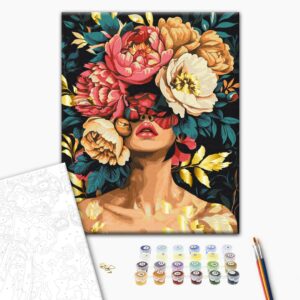 Malen nach Zahlen - Magic of petals