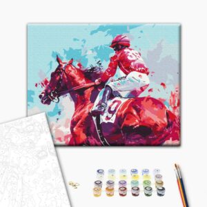 Malen nach Zahlen - Winning race