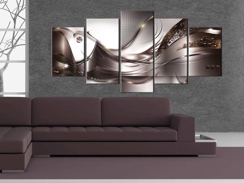 Acrylglasbild - Golden Storm – Bild 2