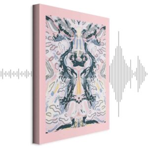 Leinwandbild - Rorschacha Mantra (1 Part) Vertical