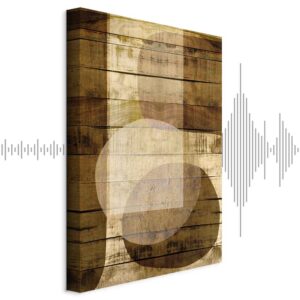 Leinwandbild - Golden Chocolate (1 Part) Vertical