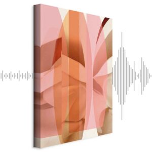 Leinwandbild - Floral Kaleidoscope (1 Part) Vertical