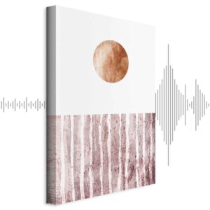 Leinwandbild - Harmony and Rhythm (1 Part) Vertical