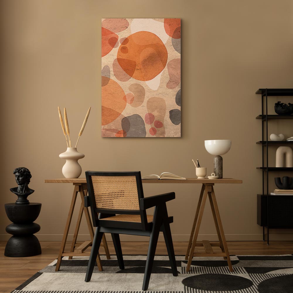 Leinwandbild - Amber Kaleidoscope (1 Part) Vertical – Bild 7