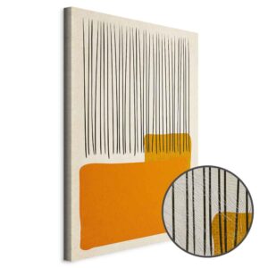 Leinwandbild - Rain on the Beach (1 Part) Vertical