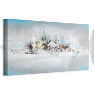 Leinwandbild - Winter Outside the Window (1 Part) Narrow