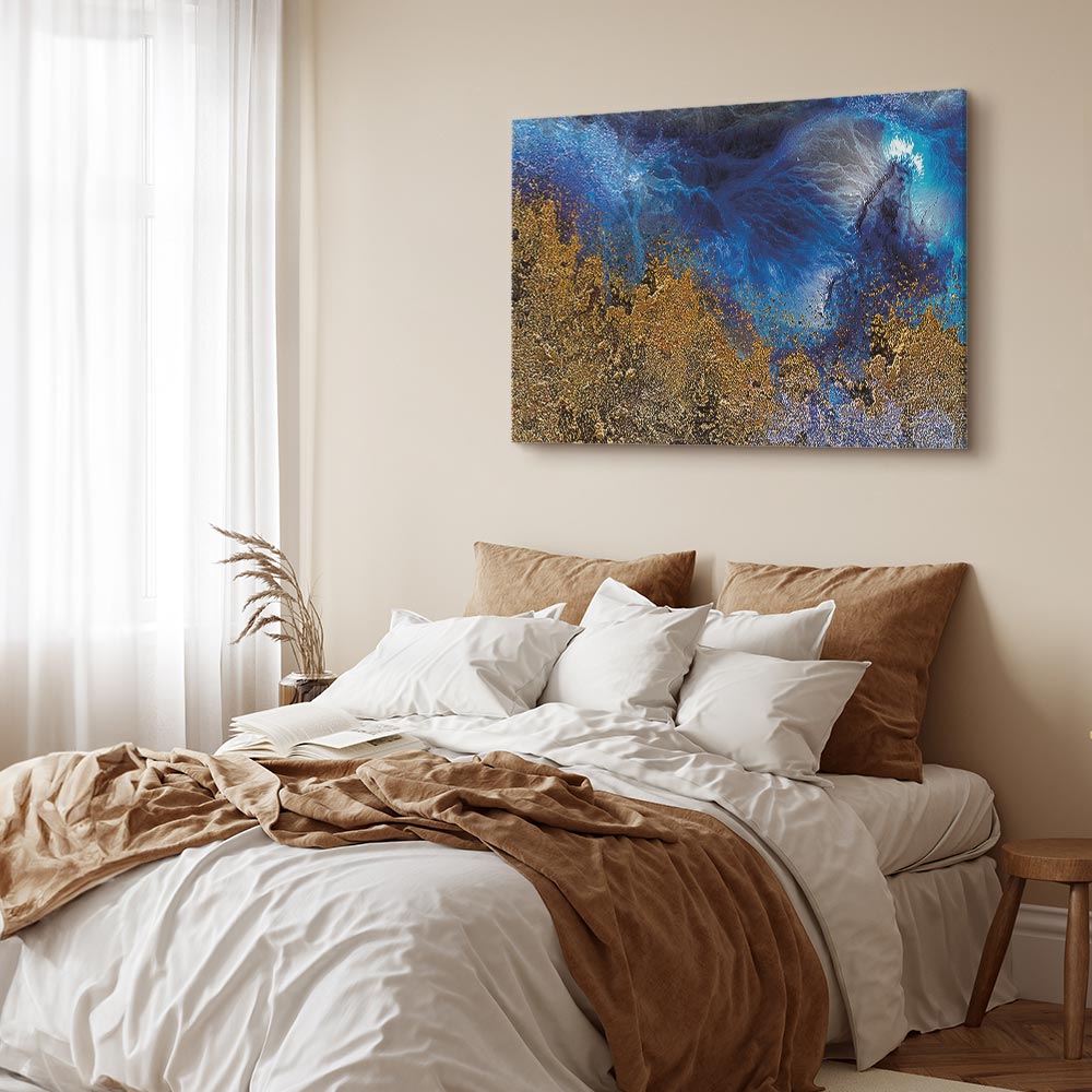 Leinwandbild - Gold of the Ocean (1 Part) Wide – Bild 6