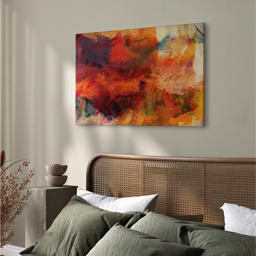 Leinwandbild - Explosion of Wild Colors (1 Part) Wide – Bild 6