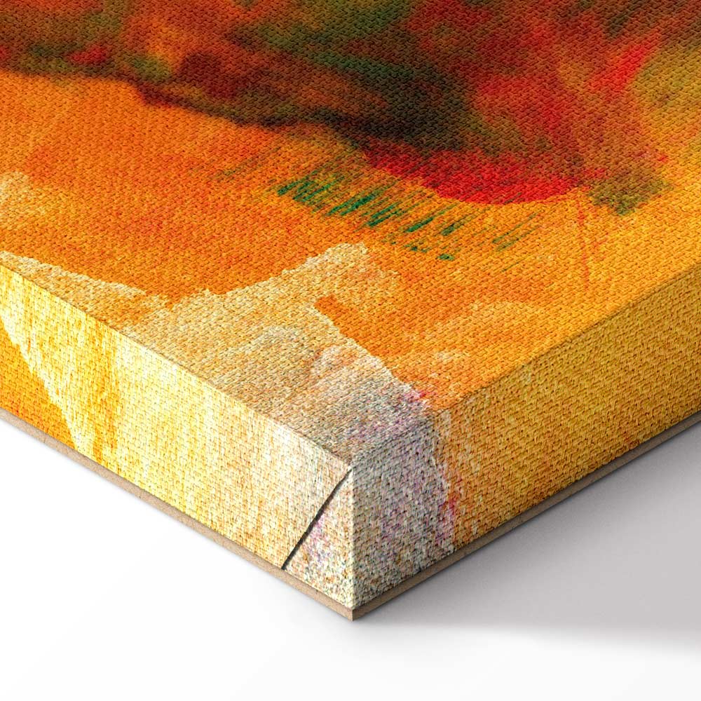 Leinwandbild - Explosion of Wild Colors (1 Part) Wide – Bild 8