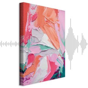 Leinwandbild - Energetic Colors - Abstract Composition with Intense Colors