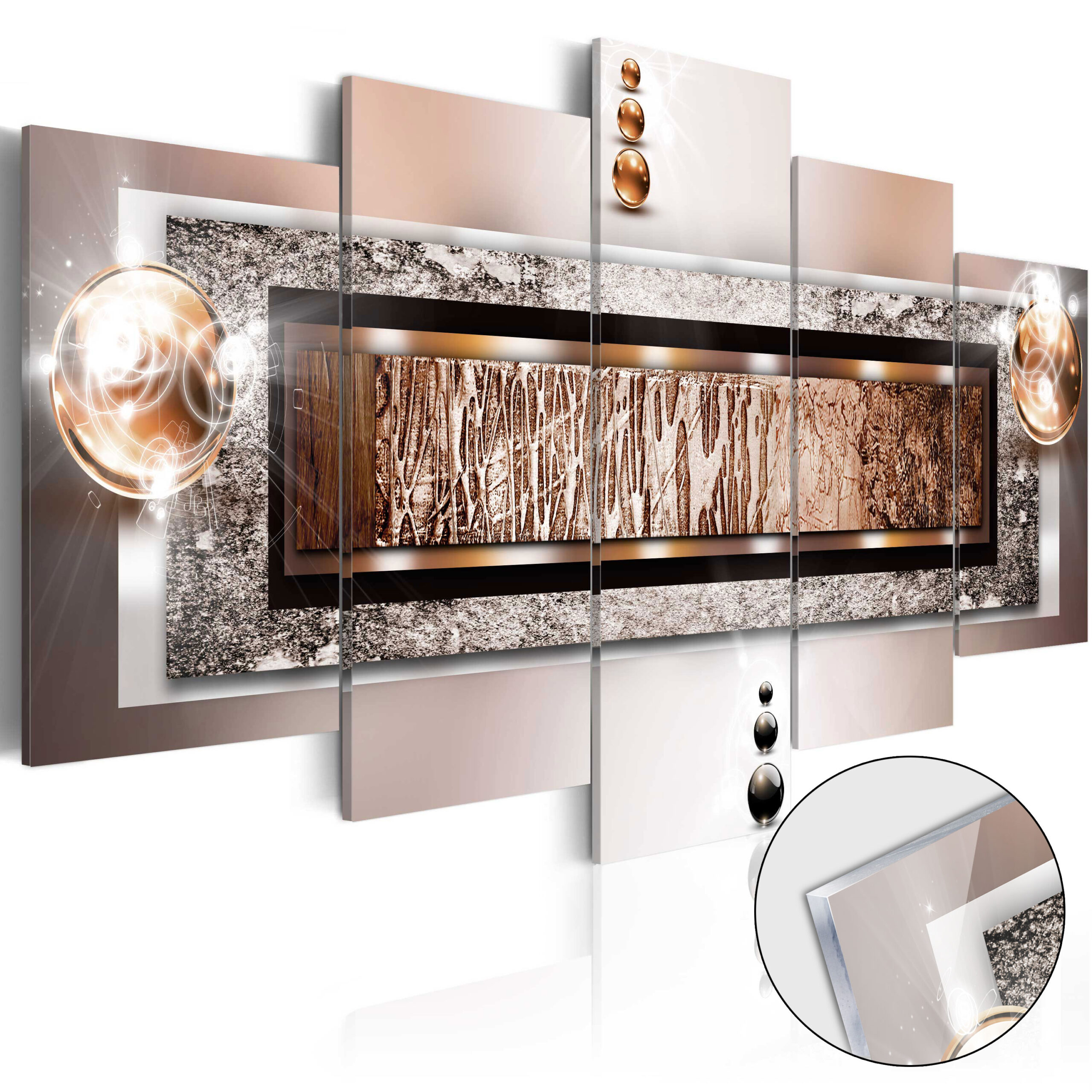 Acrylglasbild - Cinnamon Rock