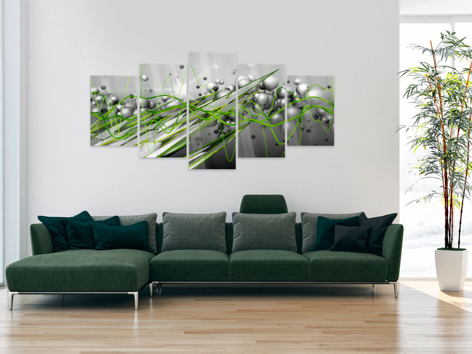 Acrylglasbild - Green Rhythm – Bild 2