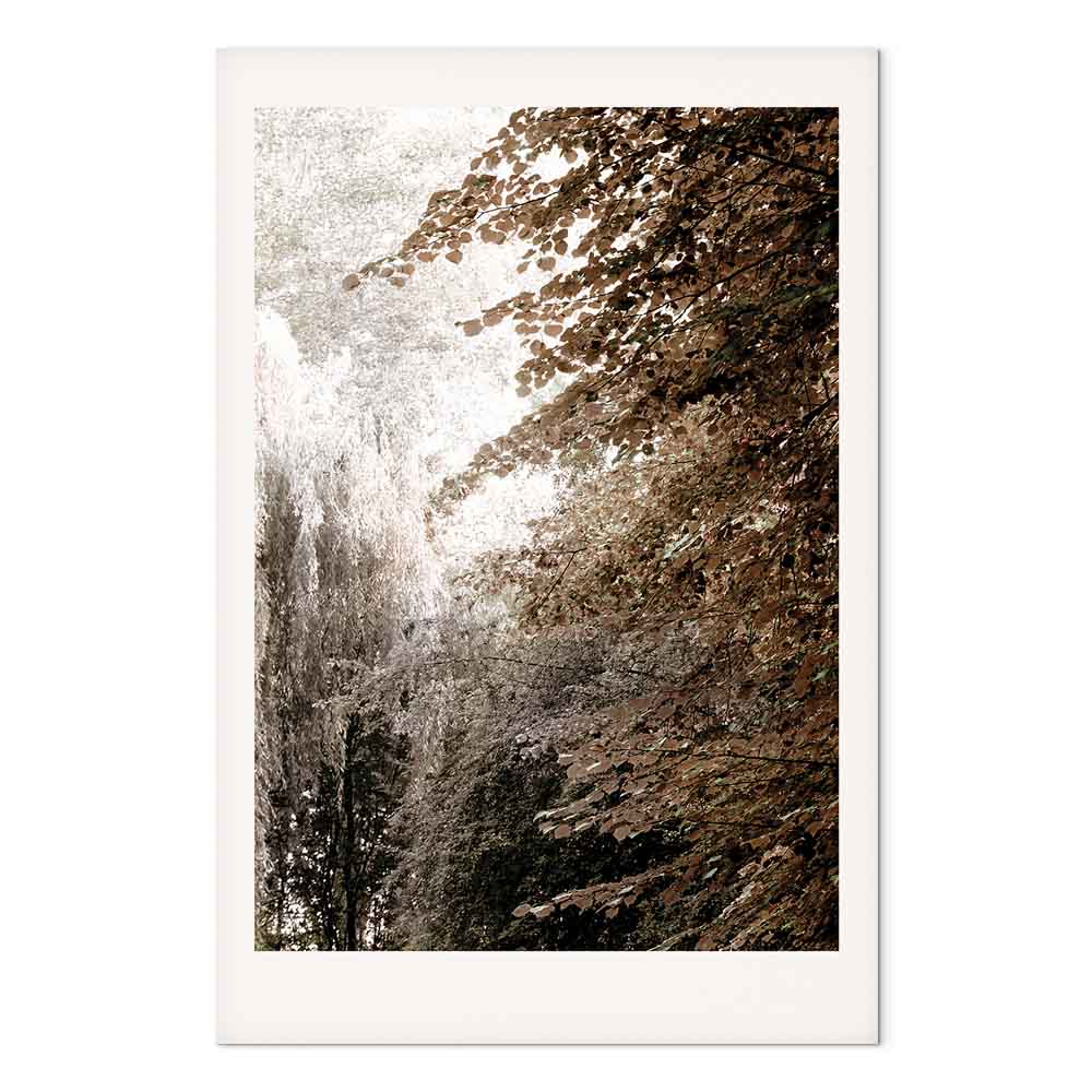 Leinwandbild - Sepia Park (1 Part) Vertical – Bild 2