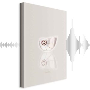 Leinwandbild - Ceramic Shell (1 Part) Vertical