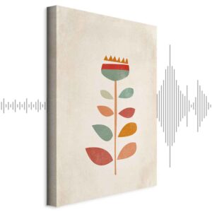 Leinwandbild - Queen of Flowers (1 Part) Vertical