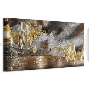 Leinwandbild - Golden Garden (1 Part) Narrow