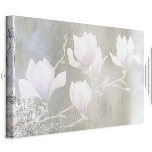 Leinwandbild - White Magnolias (1 Part) Wide