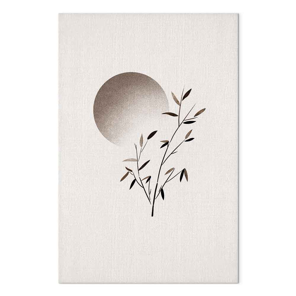 Leinwandbild - Eastern Minimalism (1 Part) Vertical – Bild 2