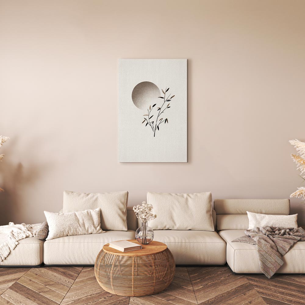 Leinwandbild - Eastern Minimalism (1 Part) Vertical – Bild 5