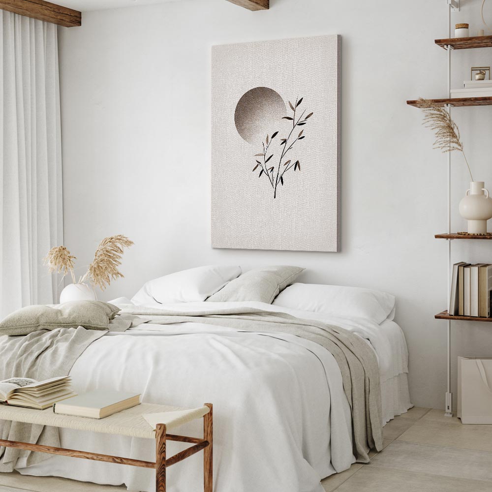 Leinwandbild - Eastern Minimalism (1 Part) Vertical – Bild 6