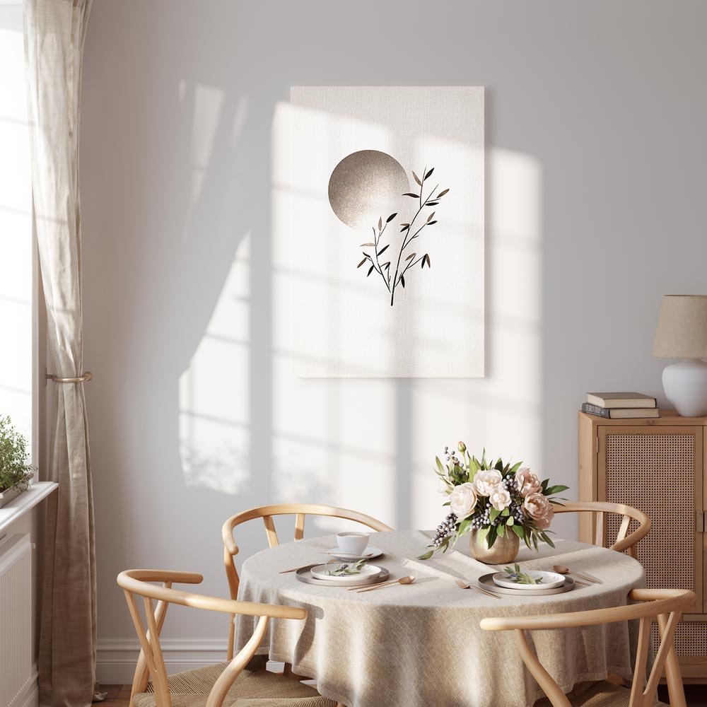 Leinwandbild - Eastern Minimalism (1 Part) Vertical – Bild 7