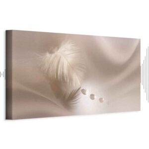 Leinwandbild - Delicate Feather