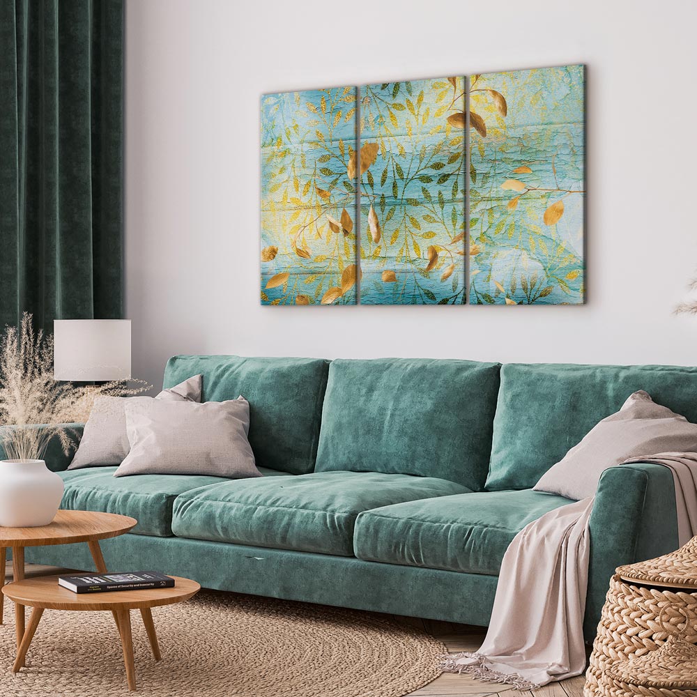 Leinwandbild - Golden Harvest (3 Parts) – Bild 5