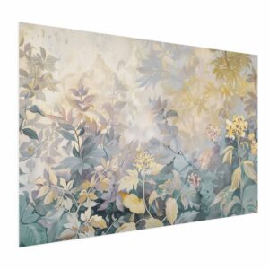 Poster - Tapestry Pattern in Colorful Flowers