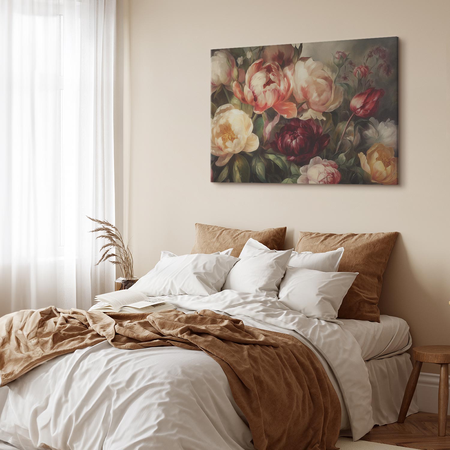 Leinwandbild - Charismatic peonies – Bild 5