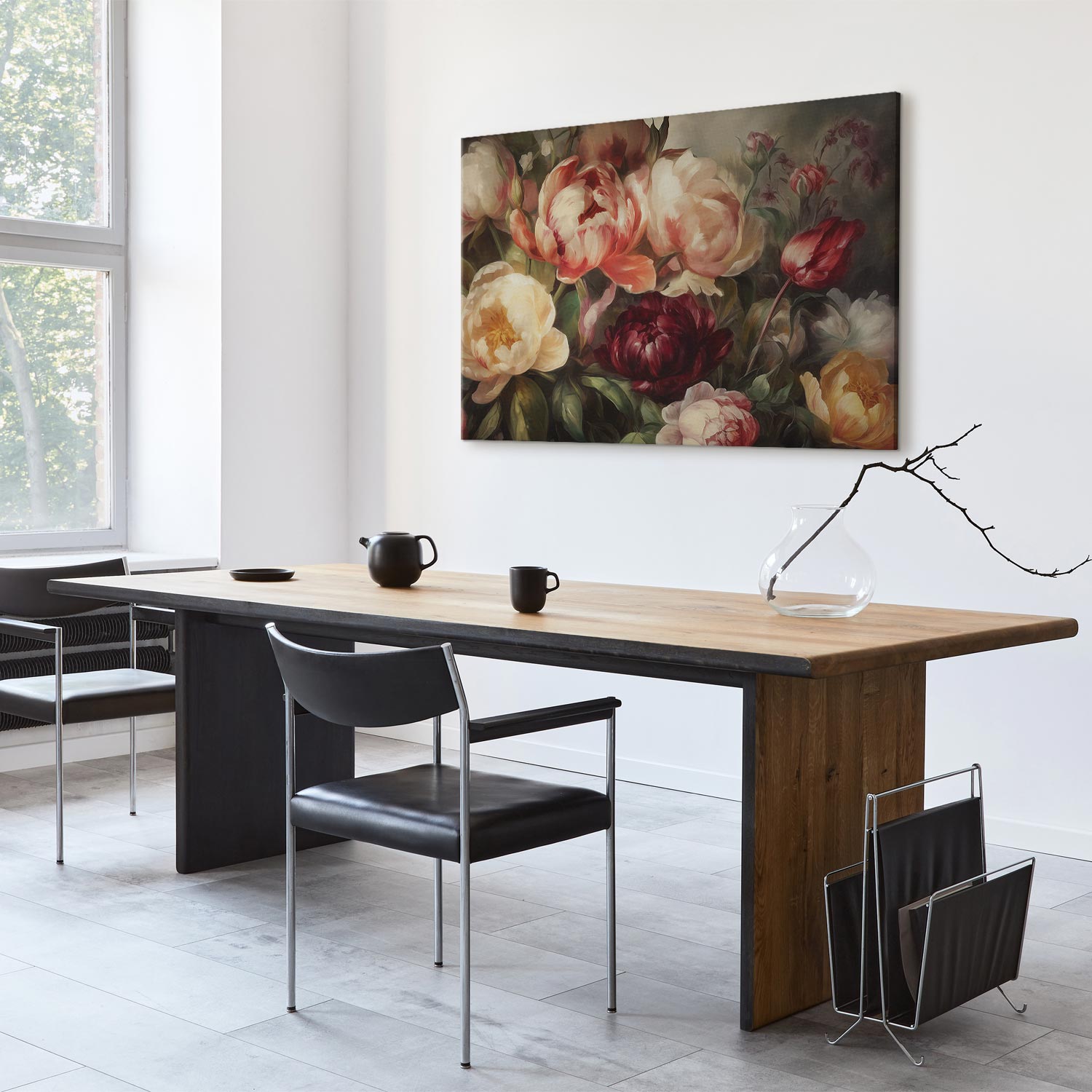 Leinwandbild - Charismatic peonies – Bild 6