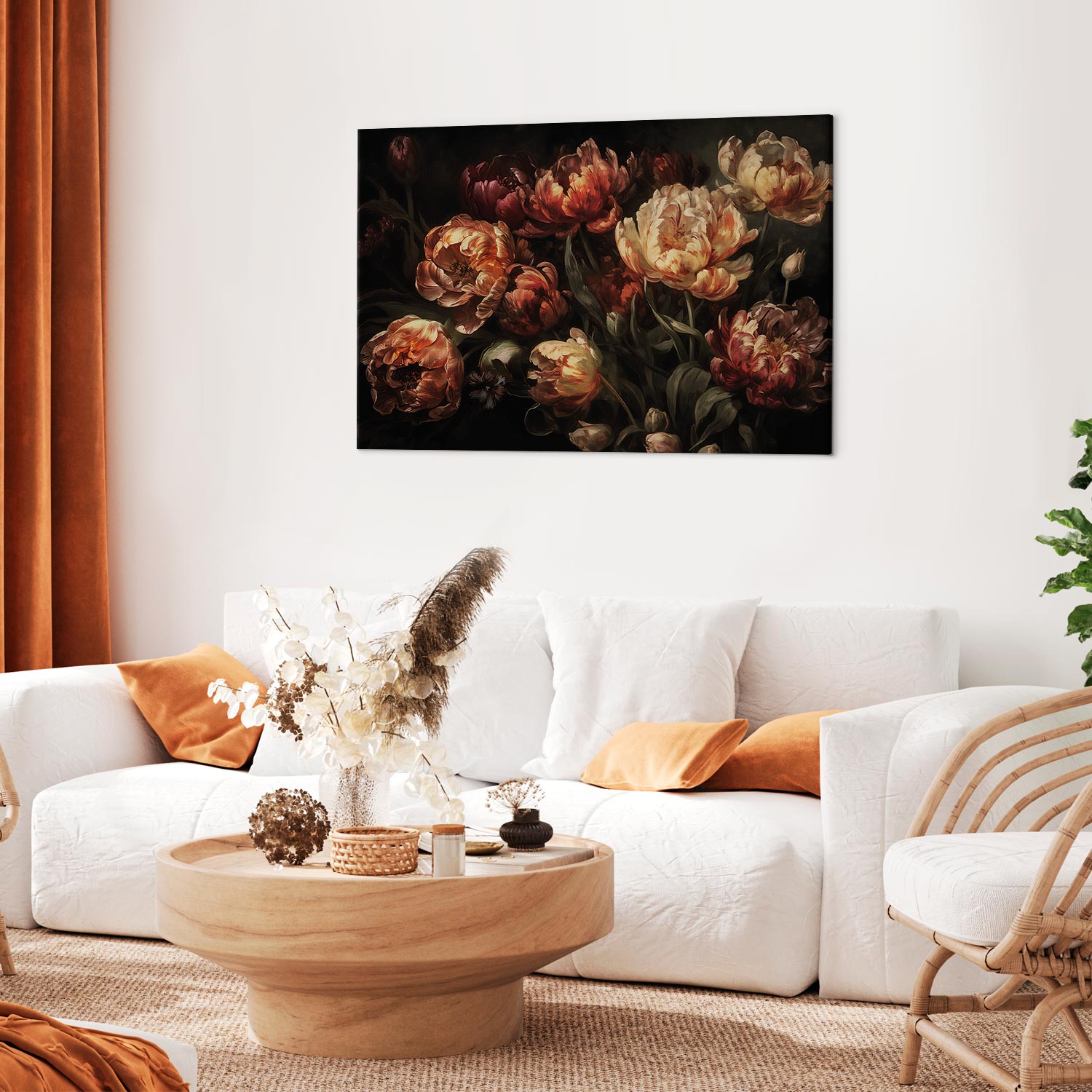 Leinwandbild - Blooming tulips – Bild 2