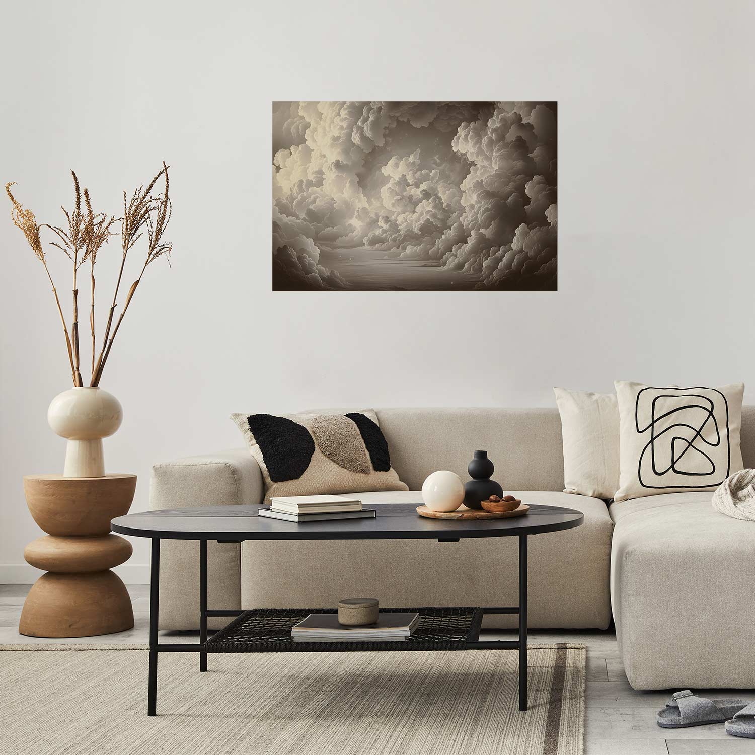 Poster - Whisper of Illuminated Clouds: Soft Light Play in the Sky Theater – Bild 5