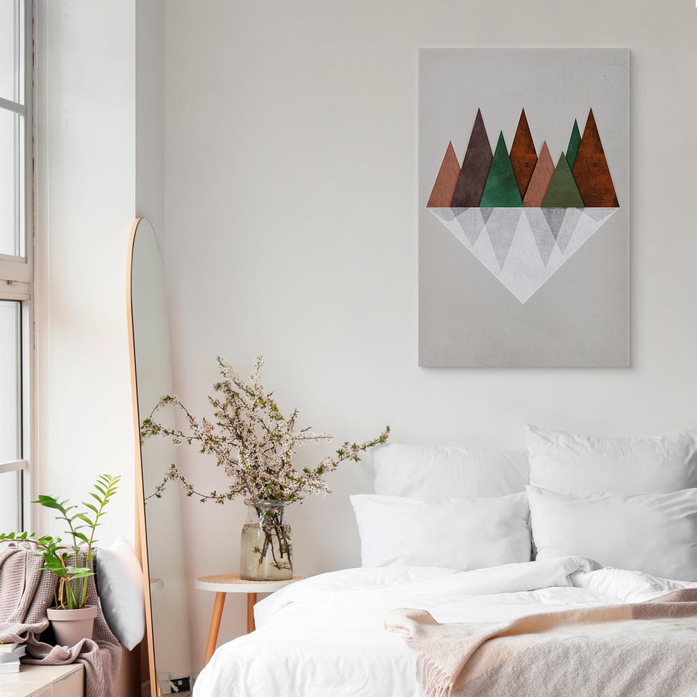 Leinwandbild - Symmetrical Land (1 Part) Vertical – Bild 6