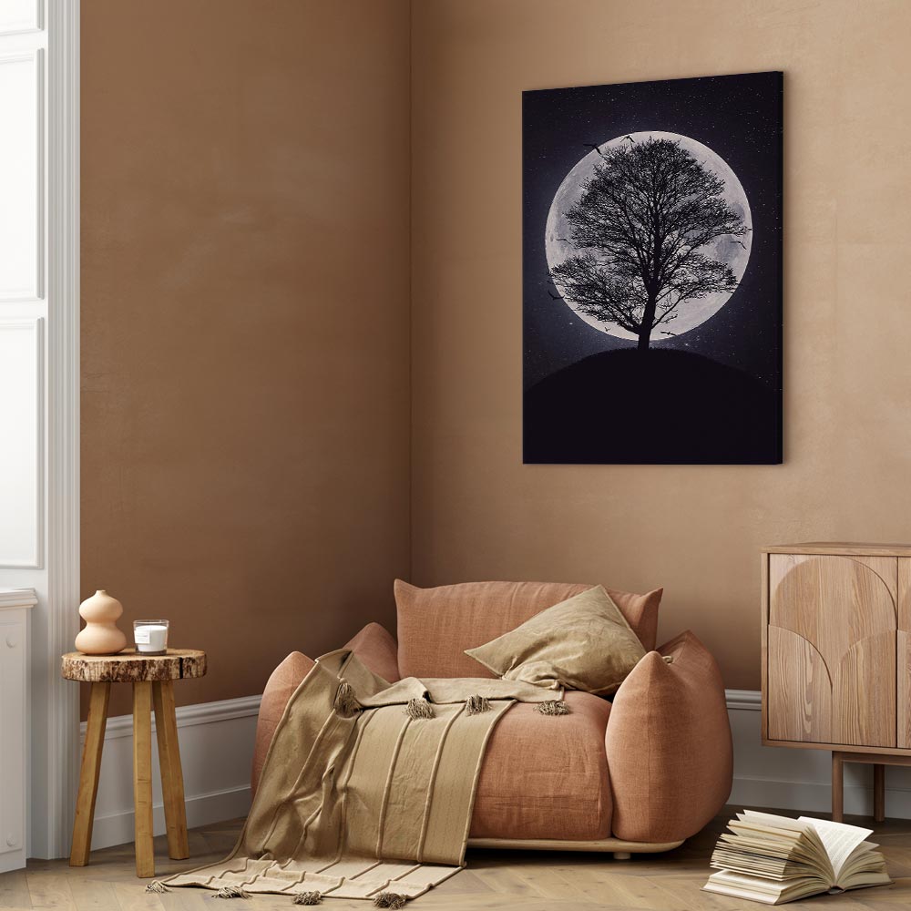 Leinwandbild - Lone Tree (1 Part) Vertical – Bild 5