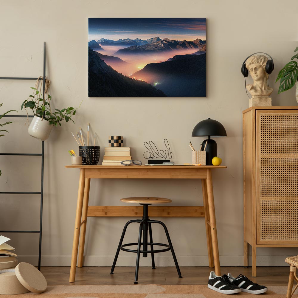 Leinwandbild - Mountain Breath (1 Part) Wide - First Variant – Bild 7