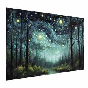 Poster - Starry night - a contemporary version of Van Gogh's night sky