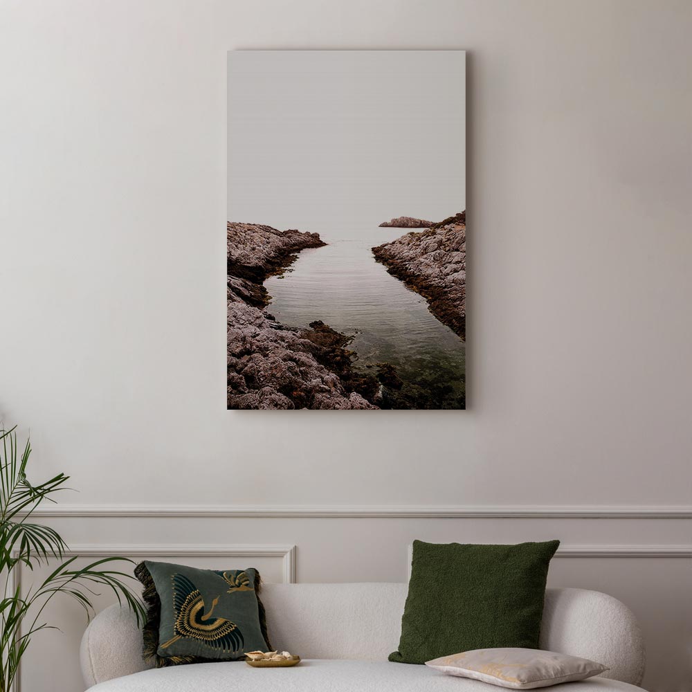 Leinwandbild - Rocky Harbor (1 Part) Vertical – Bild 5
