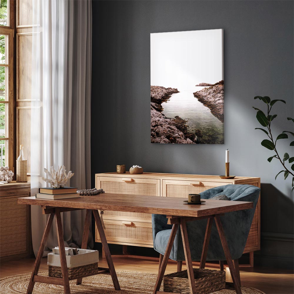 Leinwandbild - Rocky Harbor (1 Part) Vertical – Bild 7