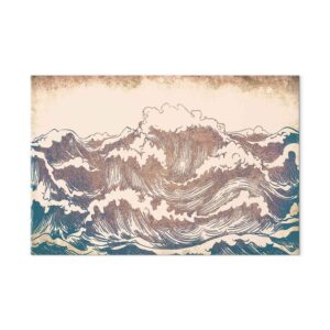 Leinwandbild - Giant waves