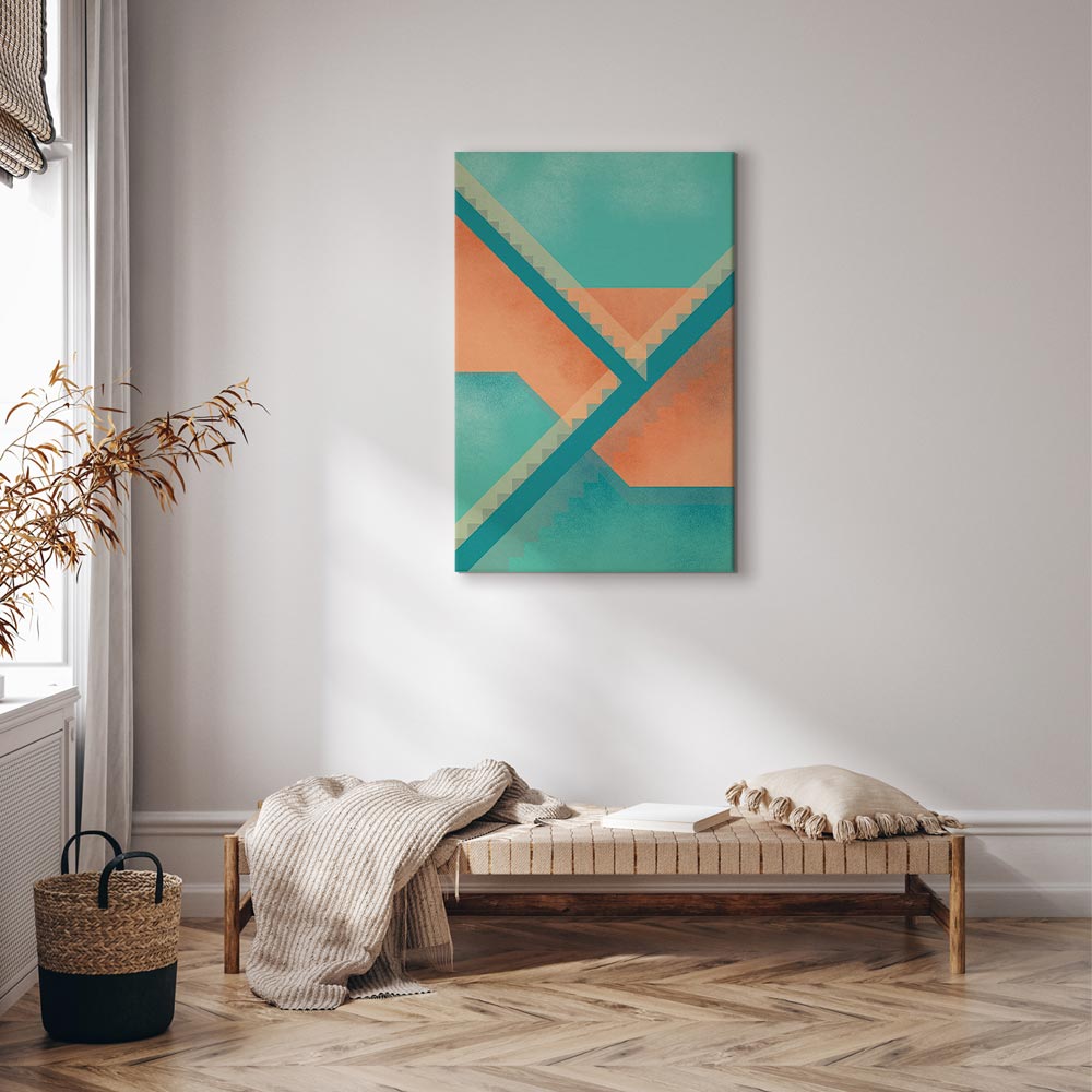 Leinwandbild - Stairs Composition (1 Part) Vertical – Bild 5