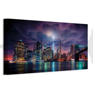 Leinwandbild - New York: Dark City