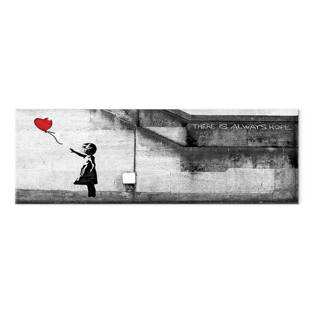 Leinwandbild - There is Always Hope (1 Part) Narrow Red – Bild 2