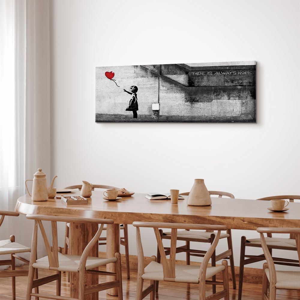 Leinwandbild - There is Always Hope (1 Part) Narrow Red – Bild 7