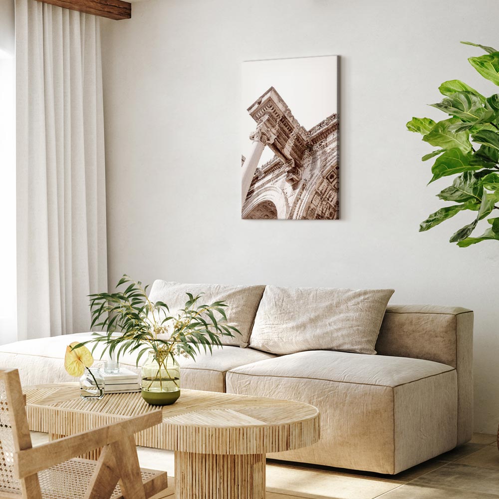 Leinwandbild - Temple of Hadrian (1 Part) Vertical – Bild 5