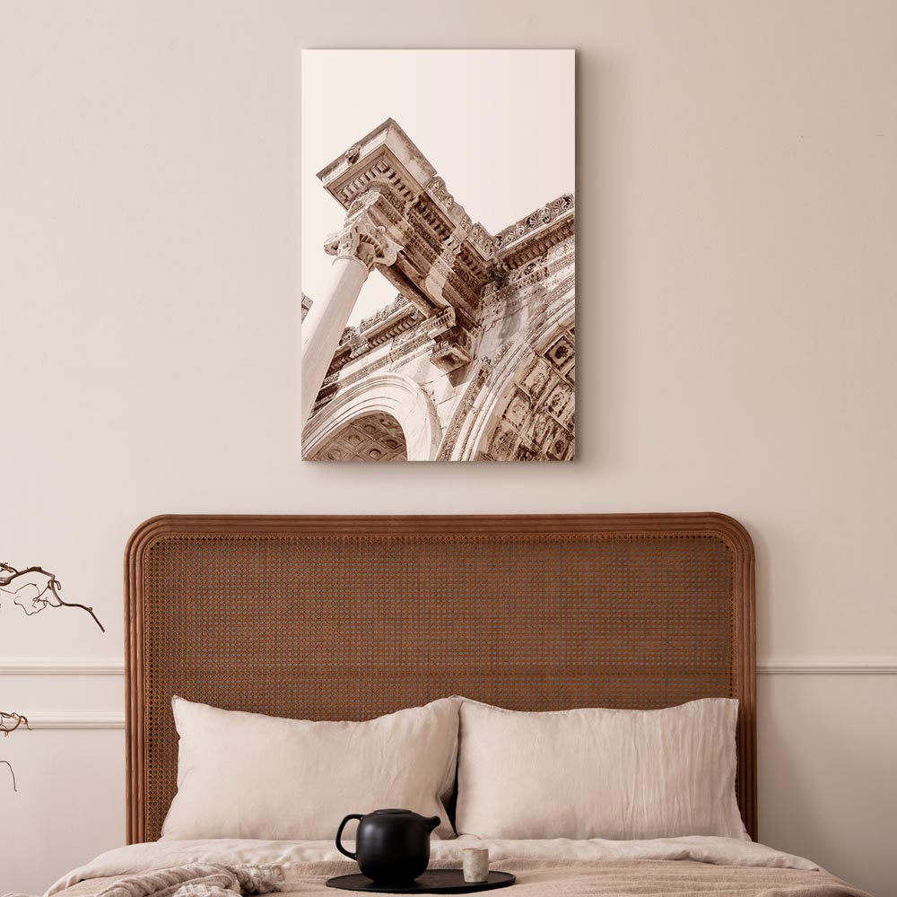 Leinwandbild - Temple of Hadrian (1 Part) Vertical – Bild 6