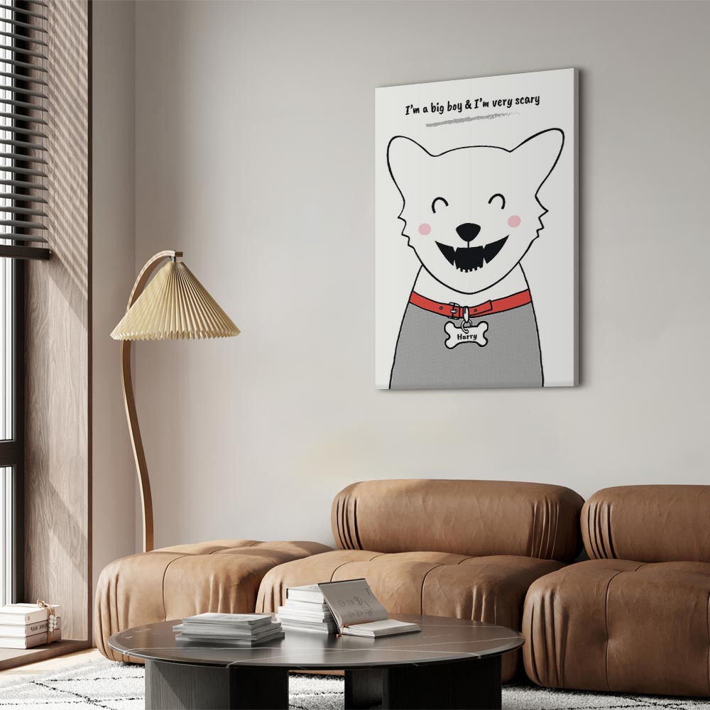 Leinwandbild - Doggy Harry (1 Part) Vertical – Bild 5