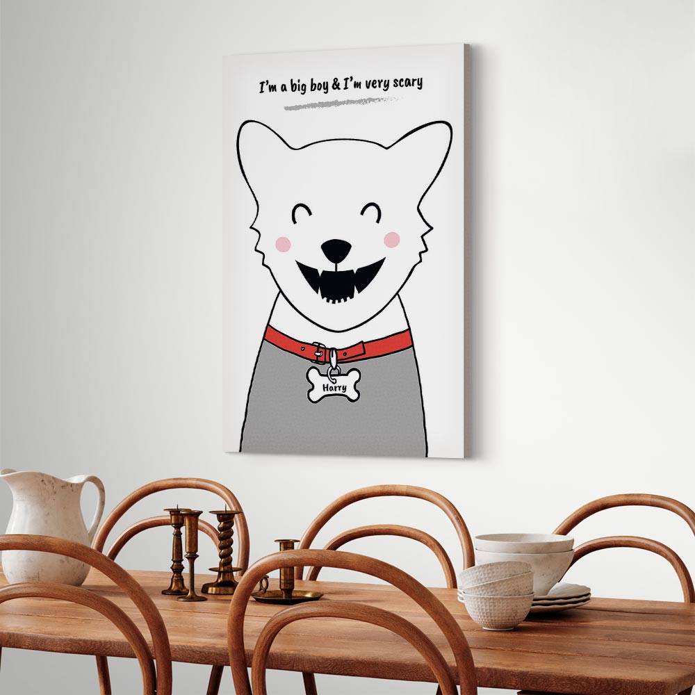 Leinwandbild - Doggy Harry (1 Part) Vertical – Bild 7